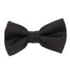 A stylish black bow tie on a clean white background, perfect for tuxedo or suit rentals.