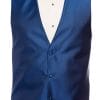 A blue vest with a bow tie, perfect for tuxedo rental.