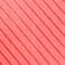 A close up image of a red striped tie suitable for suit rental.