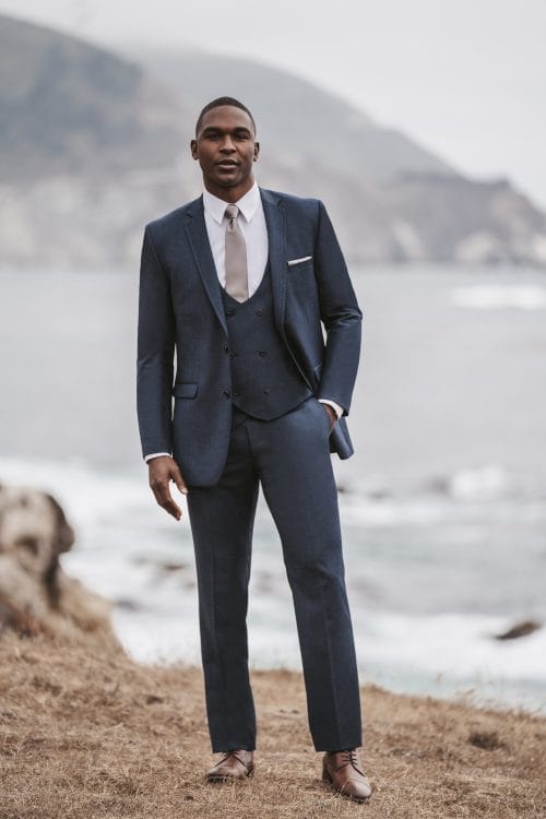 Ocean Tuxedo ロングジョン Michael Kors Navy Performance Tuxedo | Mr. Formal
